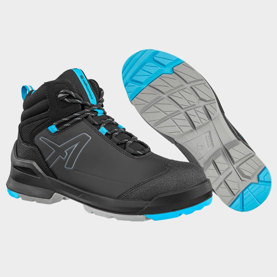 Μποτάκι Ασφαλείας ALBATROS Taraval Black/Blue Mid S3L ESD FO SR